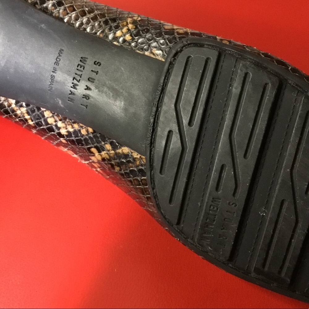 Stuart Weitzman Authentic Snake Skin Drivers - image 8